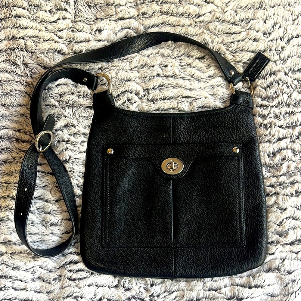 Coach Penelope Turnlock Slim Shoulder Bag